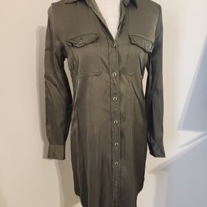 Ralph Lauren Olive Long Sleeve Dress